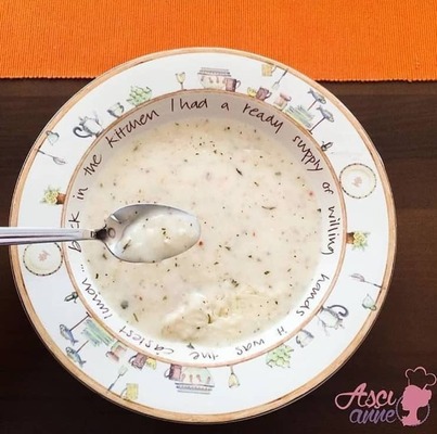 Geteilte Joghurtsuppe (8+ Monate)