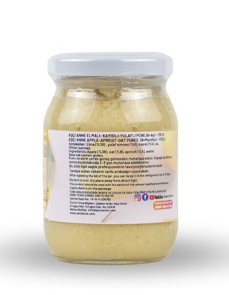 Apple-Apricot-Oat Puree - 2