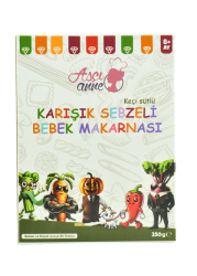 Bead Pasta with Goat's Milk and Mixed Vegetables (8+ Months) - 250 G - Aşçı Anne