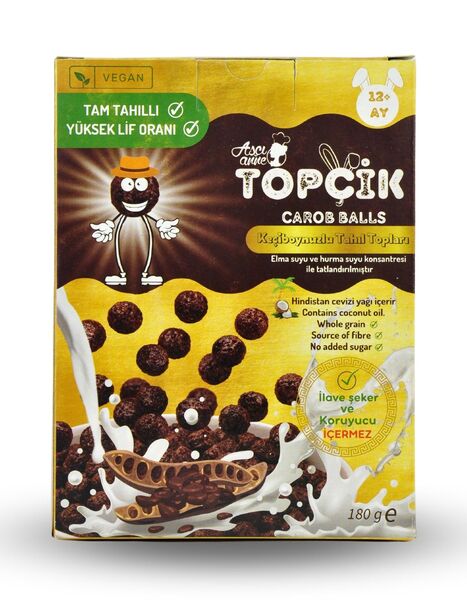 TOPÇİK (12+Ay) - 180 G - Carob Cereal Balls - 1