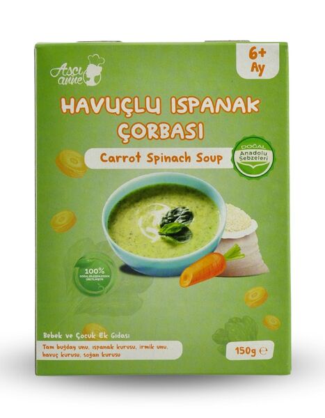Carrot Spinach Soup - 1