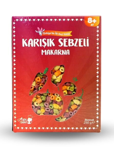 Karışık Sebzeli Makarna (Boncuk) - 1