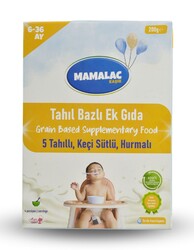 Mamalac 5 Tahıllı Keçi Sütlü Hurmalı Kaşık Mama - Aşçı Anne