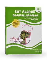 Süt Alerjik Ispanaklı Makarna (Dirsek) - Aşçı Anne